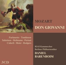 Daniel Barenboim: Mozart : Don Giovanni : Act 1 "Notte e giorne faticar" [Leporello, Donna Anna, Don Giovanni, Il Commendarore]