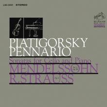 Gregor Piatigorsky: Mendelssohn-Bartholdy: Cello Sonata No. 2 in D Major & Strauss: Cello Sonata in F Major (Remastered)