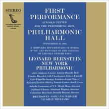 Leonard Bernstein: Inauguration Concert of Lincoln Center's Philharmonic Hall