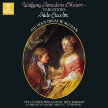 Aldo Ciccolini: Mozart: 12 Variations on "La belle Françoise" in E-Flat Major, K. 353