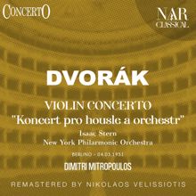 Dimitri Mitropoulos: Violin Concerto "Koncert Pro Housle A Orchestr"