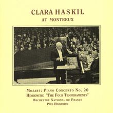 Clara Haskil: Mozart: Piano Concerto No. 20 / Hindemith: 4 Temperaments (Haskil, Hindemith) (1957)