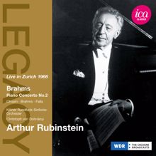 Christoph von Dohnányi: Rubinstein: Live in Zurich 1966