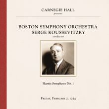 Serge Koussevitzky: Roy Harris: Symphony No. 1