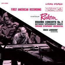 Sviatoslav Richter: Brahms: Piano Concerto No. 2 in B-Flat Major, Op. 83 & Beethoven: Piano Sonata No. 23 in F Minor, Op. 57 "Appassionata" - Sony Classical Originals