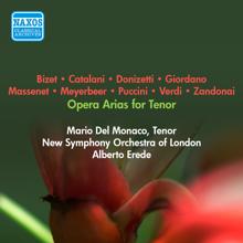 Mario del Monaco: Opera Arias (Tenor): Del Monaco, Mario - Verdi, G. / Giordano, U. / Zandonai, R. / Massenet, J. / Bizet, G. / Catalani, A. / Donizetti, G. (1956)