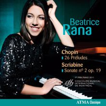 Beatrice Rana: 24 Preludes, Op. 28: No. 15 in D flat major, "Raindrop"