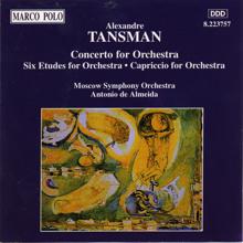 Antonio De Almeida: Tansman: Concerto for Orchestra / Etudes for Orchestra