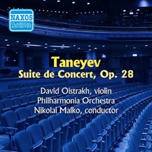 David Oistrakh: Taneyev: Suite De Concert (Oistrakh) (1955)