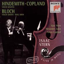 Isaac Stern: Hindemith & Copland: Violin Sonatas - Bloch: Violin Sonata & Baal Shem