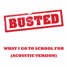 Busted: What I Go To School For (Acoustic Version)