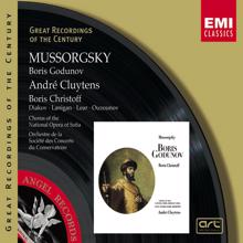 Boris Christoff/Ekaterina Gueorguieva/Mela Bougarinovitch/Orchestre de la Société des Concerts du Conservatoire/André Cluytens: Boris Godunov (2002 Digital Remaster), ACT 2: Chevó? Al lyúty zvyar nasyédku vspolokhnul? (Boris/Nurse/Xenia)