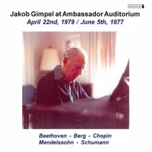 Jakob Gimpel: Piano Sonata, Op. 1
