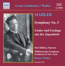 Bruno Walter: Mahler: Symphony No. 5 / Lieder Und Gesange Aus Der Jugendzeit (Walter) (1947)