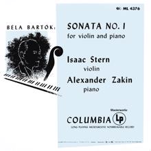 Isaac Stern: Bartók: Violin Sonata No. 1, Sz. 75 (Remastered)