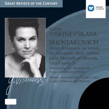 Galina Vishnevskaya: Shostakovich & Mussorgsky: Songs