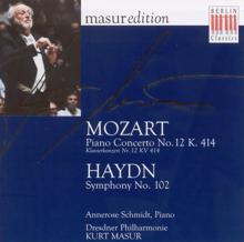 Kurt Masur: Mozart, W.A.: Piano Concerto No. 12 / Haydn, J.: Symphony No. 102