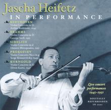 Jascha Heifetz: Beethoven / Brahms / Sibelius / Prokofiev / Korngold: Violin Concertos (Heifetz) (1945-1951)