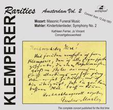 Otto Klemperer: Symphony No. 2 in C Minor, "Resurrection": IV. Urlicht: Sehr feierlich, aber schlicht