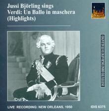 Jussi Björling: Verdi, G.: Un Ballo in Maschera (Highlights) (Bjorling) (1950)