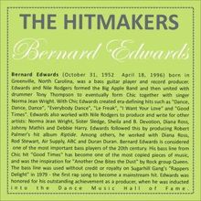 The World-Band: Hits of Bernard Edwards