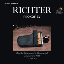 Sviatoslav Richter: Sviatoslav Richter Plays Prokofiev - Live at Carnegie Hall (December 26, 1960)