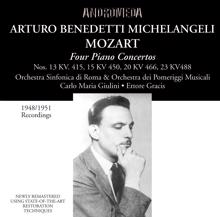 Arturo Benedetti Michelangeli: Piano Concerto No. 20 in D Minor, K. 466: I. Allegro