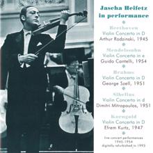 Jascha Heifetz: Violin Concerto in D major, Op. 35: I. Moderato nobile