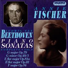 Annie Fischer: Piano Sonata No. 26 in E-Flat Major, Op. 81a, "Les adieux": II. Abwesenheit: Andante espressivo