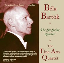 Fine Arts Quartet: String Quartet No. 6, BB 119: I. Mesto - Piu mosso, pesante - Vivace