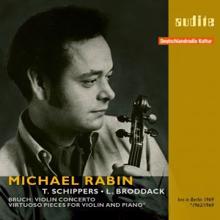 Michael Rabin, RIAS-Symphonie-Orchester & Thomas Schippers: Violin Concerto No. 1 in G Minor, Op. 26: III. Finale. Allegro energico - Presto (Live)