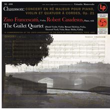 Robert Casadesus: Chausson: Concerto for Violin, Piano and String Quartet, Op. 21