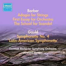 Howard Hanson: Gould, M.: Symphonette No. 4, "Latin-American Symphonette" / Barber, S.: The School for Scandal / First Essay for Orchestra (Hanson) (1952)