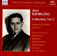 Jussi Björling: Bjorling, Jussi: Bjorling Collection, Vol. 2: Songs in Swedish (1929-1937)