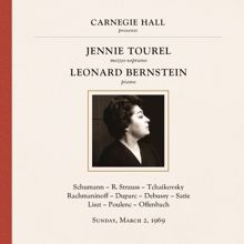 Jennie Tourel: Jennie Tourel and Leonard Bernstein at Carnegie Hall, New York City, March 2, 1969