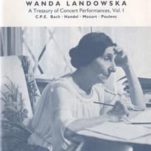Wanda Landowska: Piano Concerto No. 13 in C major, K. 415: I. Allegro
