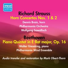 Wolfgang Sawallisch: R. Strauss: Horn Concertos Nos. 1 & 2 - Beethoven: Piano Quintet in E flat major