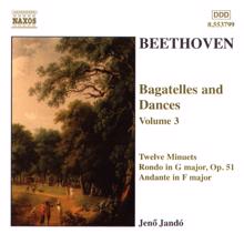 Jeno Jandó: Beethoven: Bagatelles and Dances, Vol. 3