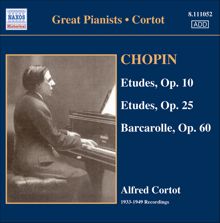 Alfred Cortot: Chopin: Etudes (Complete) (Cortot, 78 Rpm Recordings, Vol. 3) (1933-1949)