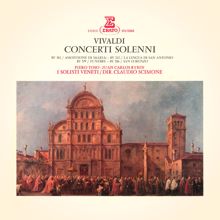 Claudio Scimone, Piero Toso: Vivaldi: Violin Concerto in C Major, RV 581 "Per la Santissima Assontione di Maria Vergine": I. Adagio e staccato - Allegro ma poco poco
