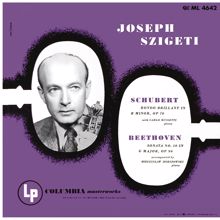 Joseph Szigeti: Schubert: Rondo for Violin and Piano, D. 895 & Violin Sonata in A Major, D. 574 - Beethoven: Violin Sonata No. 10, Op. 96