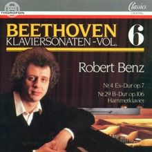 Robert Benz: Sonate Nr. 29, B-Dur, op. 106: III. Adagio sostenuto