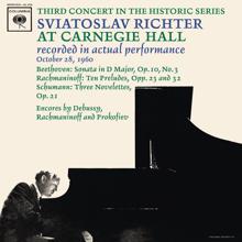 Sviatoslav Richter: Sviatoslav Richter Recital -  Live at Carnegie Hall, October 28, 1960