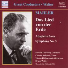 Bruno Walter: MAHLER: Lied von der Erde (Das) (Walter) (1936-1938)