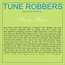 Tune Robbers: Tune Robbers Playing Hits Written By Barry Mann