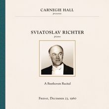 Sviatoslav Richter: Sviatoslav Richter at Carnegie Hall, New York City, December 23, 1960