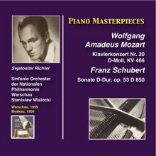 Sviatoslav Richter: Piano Sonata No. 17 in D Major, Op. 53, D. 850, "Gasteiner Sonate": II. Andante con moto