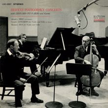 Jascha Heifetz: Arensky: Trio No. 1 Op. 32 in D Minor, Vivaldi: Concerto, RV 547/Op. 22, Martinu: Duo for Violin and Cello