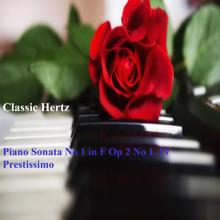 Classic Hertz: Piano Sonata No 1 in F, Op. 2 No 1. IV Prestissimo