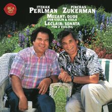 Itzhak Perlman: Mozart: Duos for Violin and Viola, K. 423 - 424 & Leclair: Sonata No. 4 for 2 Violins